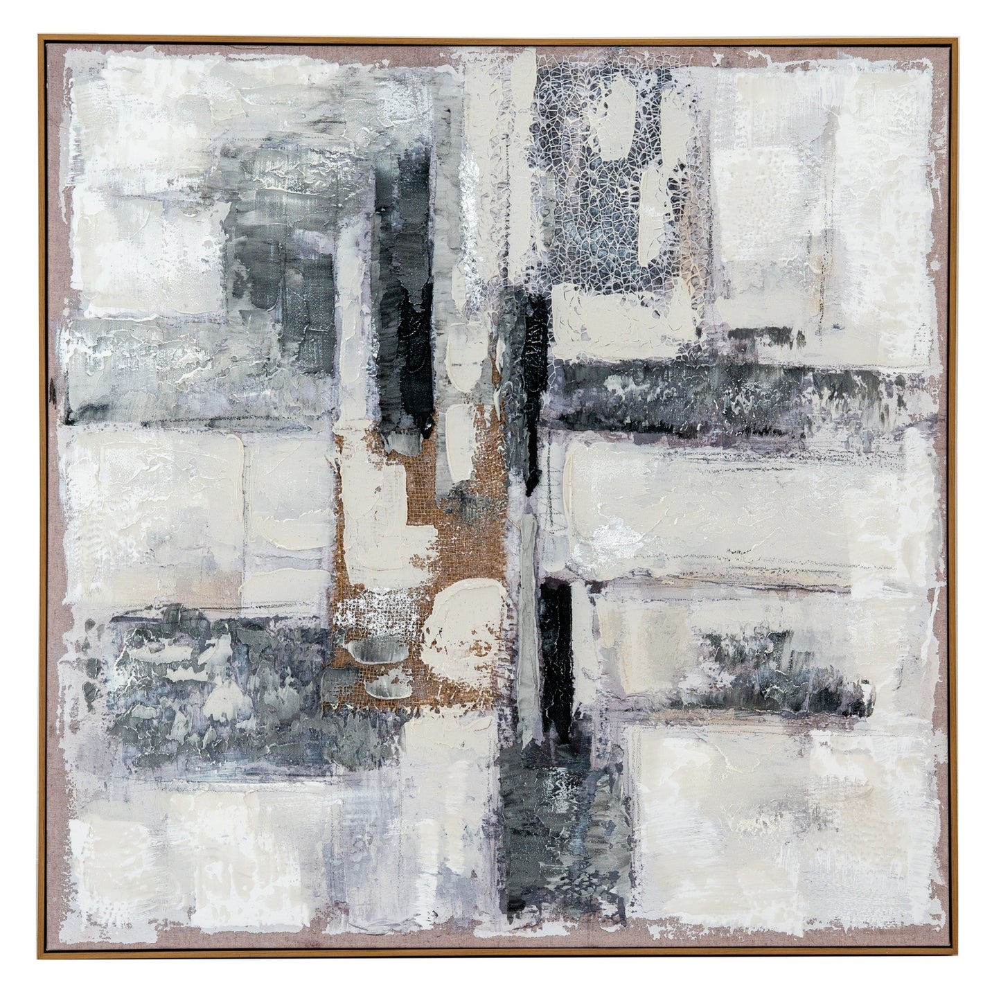 Fusion Hand Painted Canvas In Frame