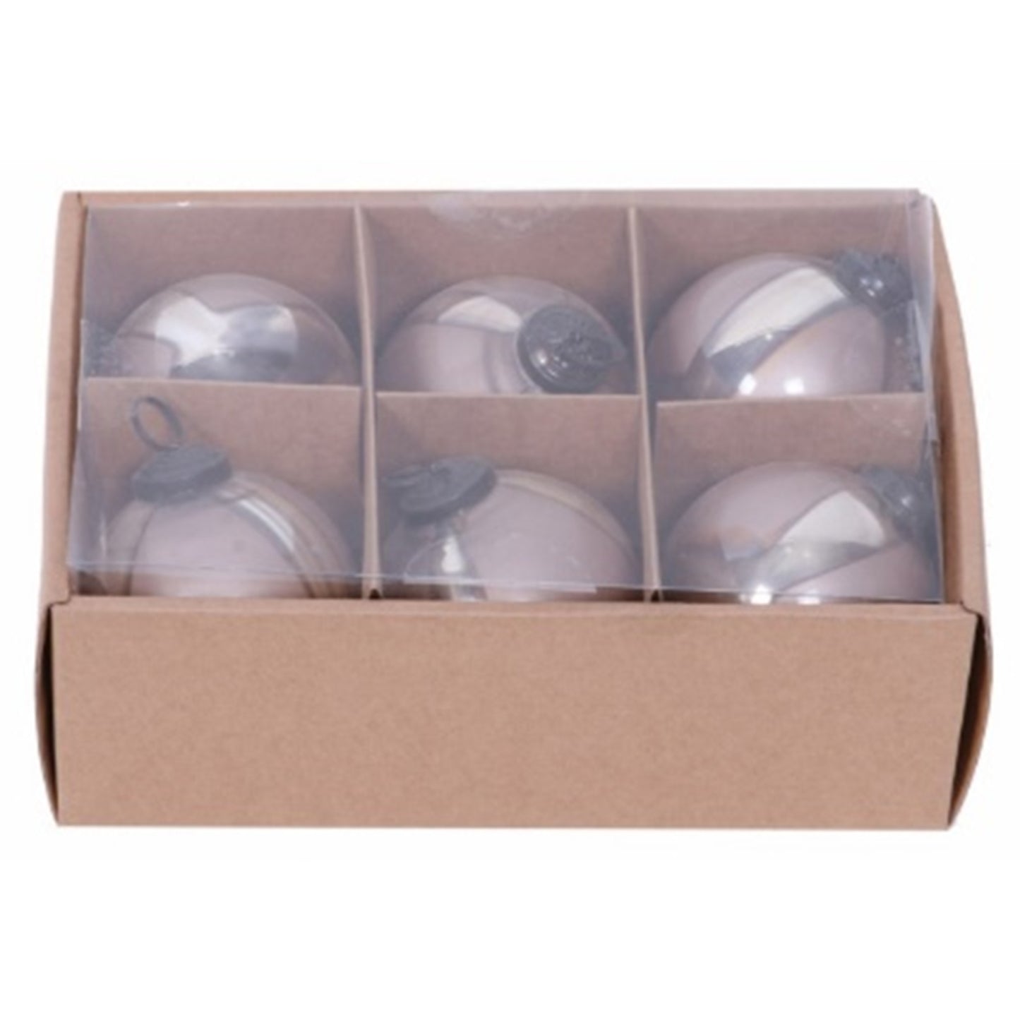Coffee Ombre Set Of 6 Baubles