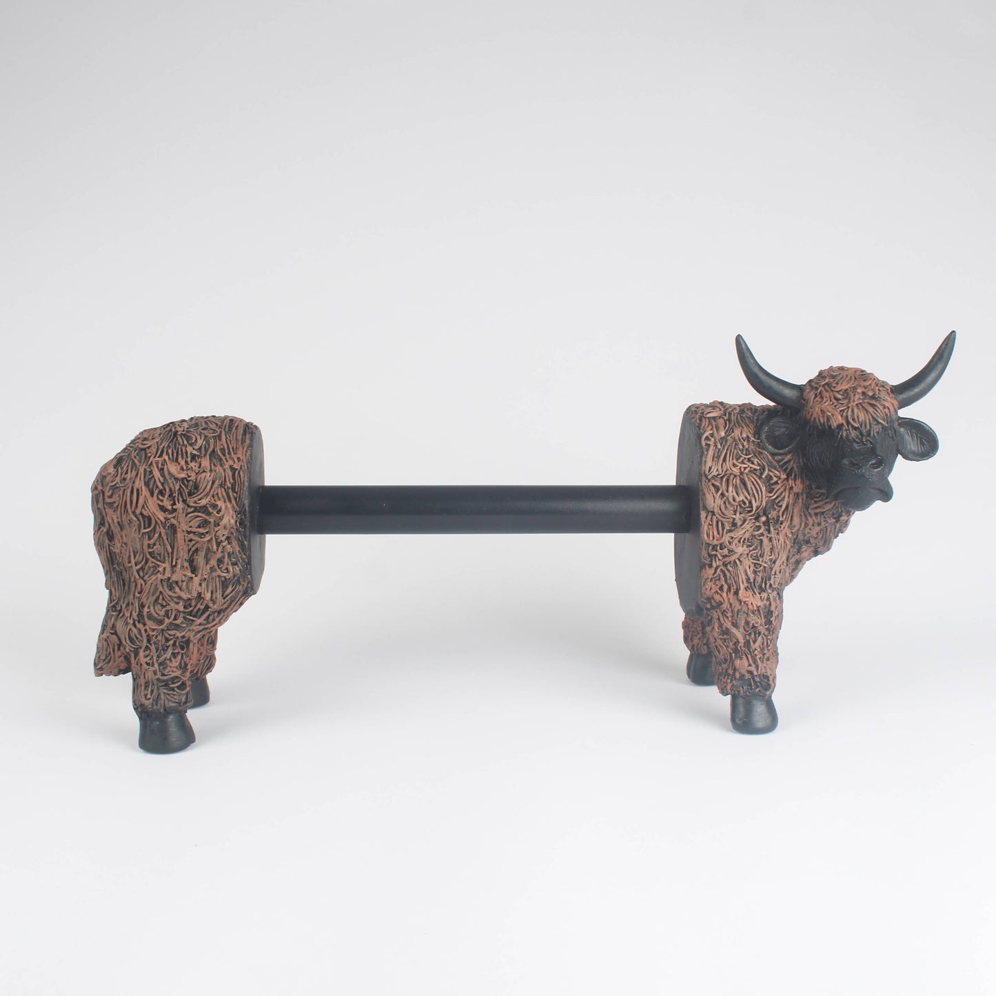 Highland Cow Toilet Roll Holder | Rustic Kitchen Decor
