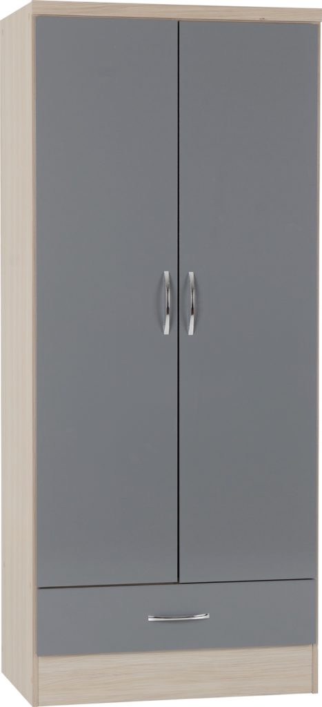 Nevada-2-door-1-drawer-grey-oak
