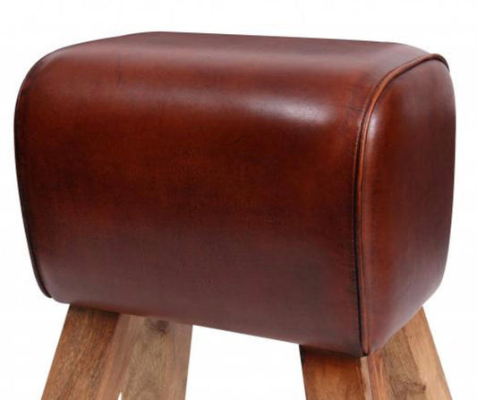 A Cool Leather Pommel Horse Stool
