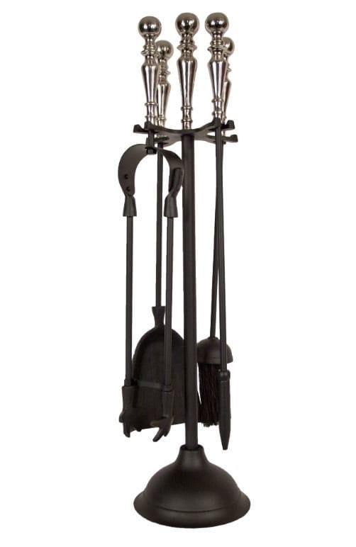 Novo Conjunto Duquesa Acompanhante - Preto e Níquel 61cm A