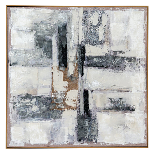 Fusion Hand Painted Canvas In Frame