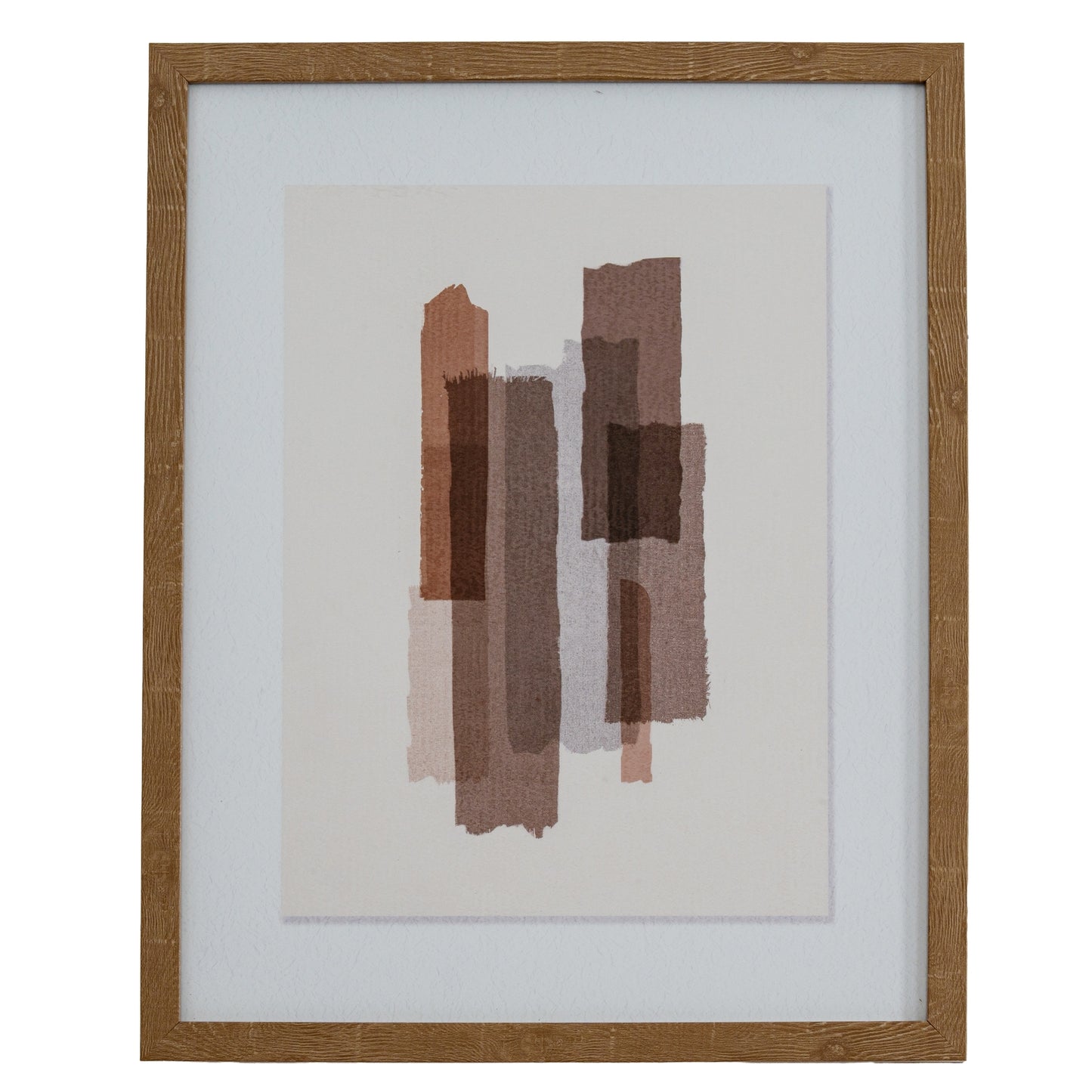 Tydis Art Mounted In Wooden Frame