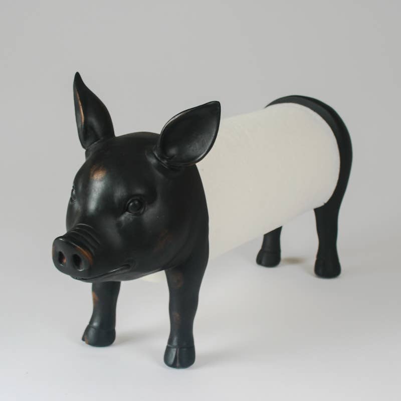 Pig Kitchen Roll Holder