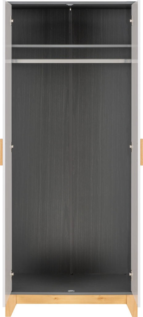 Cleveland-2-door-wardrobe-open