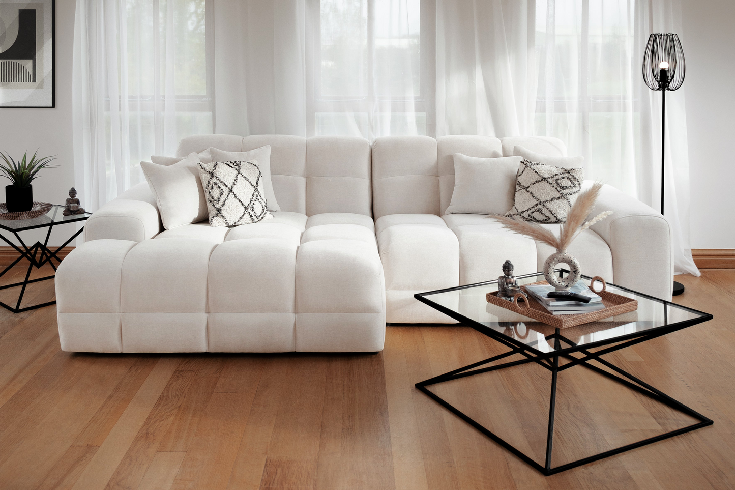 Jacob Sofa Beige Left Hand Facing Corner