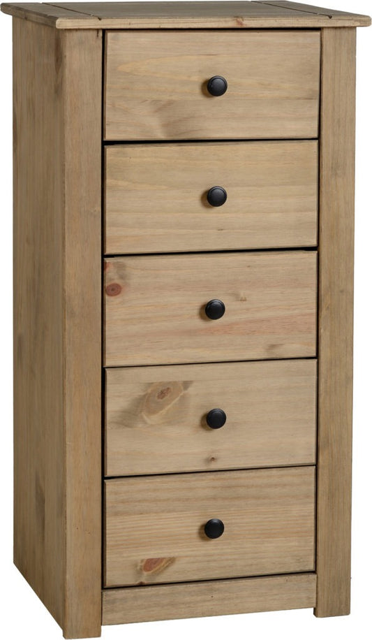 Panama-5-drawer-narrow-chest