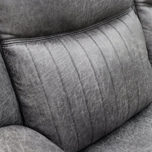 Leon Electric Recliner Sofa Grey Armchair