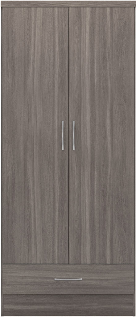 Nevada-2-door-1-drawer-black-grain-front
