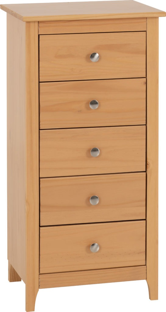Oslo-5-drawer-narrow-chest