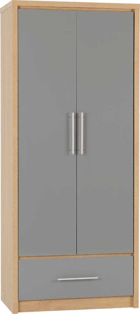Seville-wardrobe-with-drawer-grey