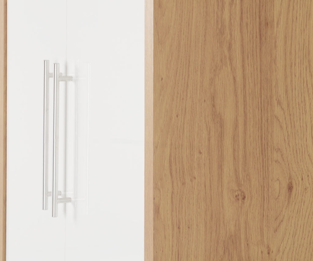 Seville-wardrobe-with-drawer-white-handles