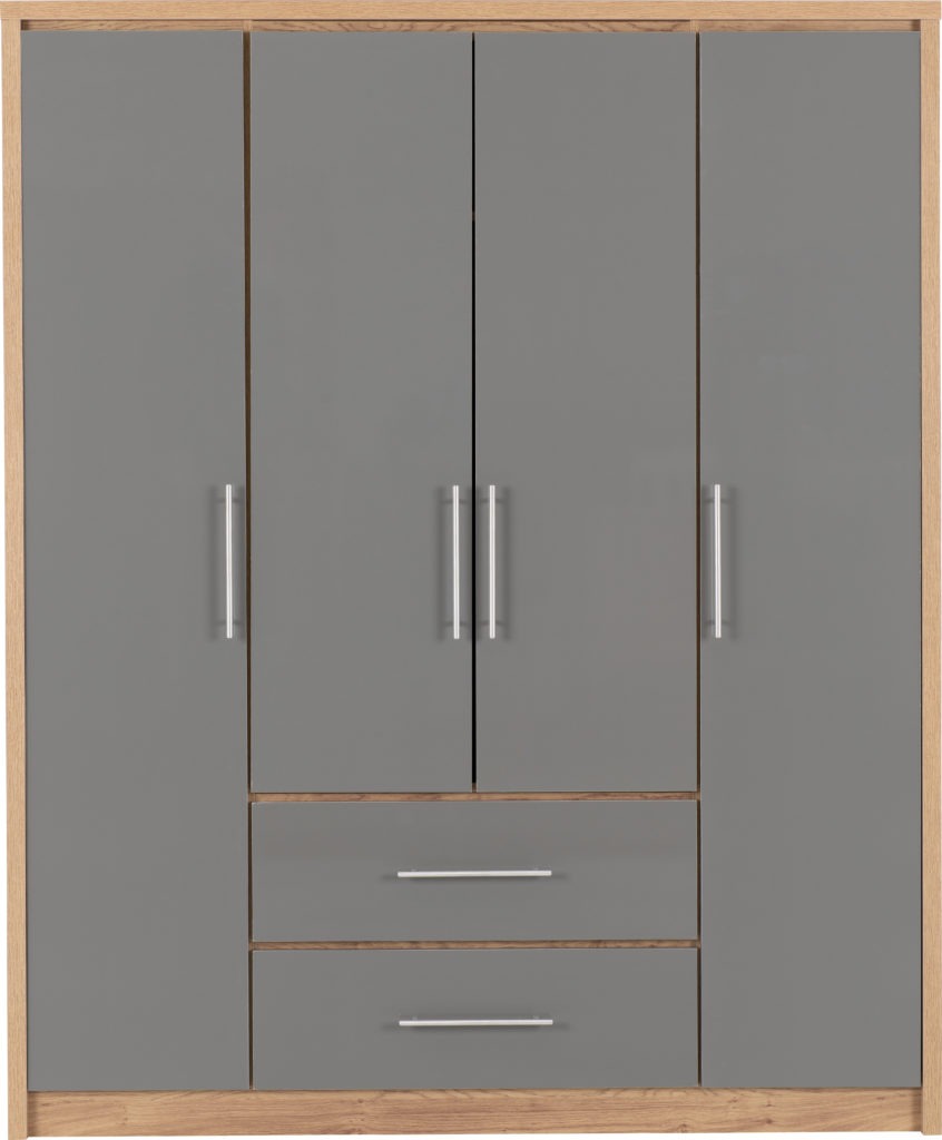 Seville-4-door-wardrobe-grey-front