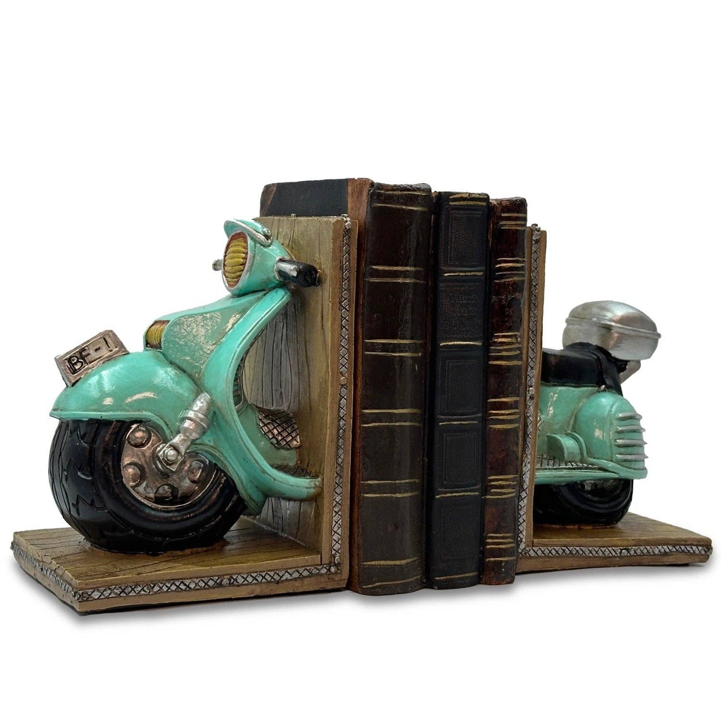 Vintage Scooter Bookends
