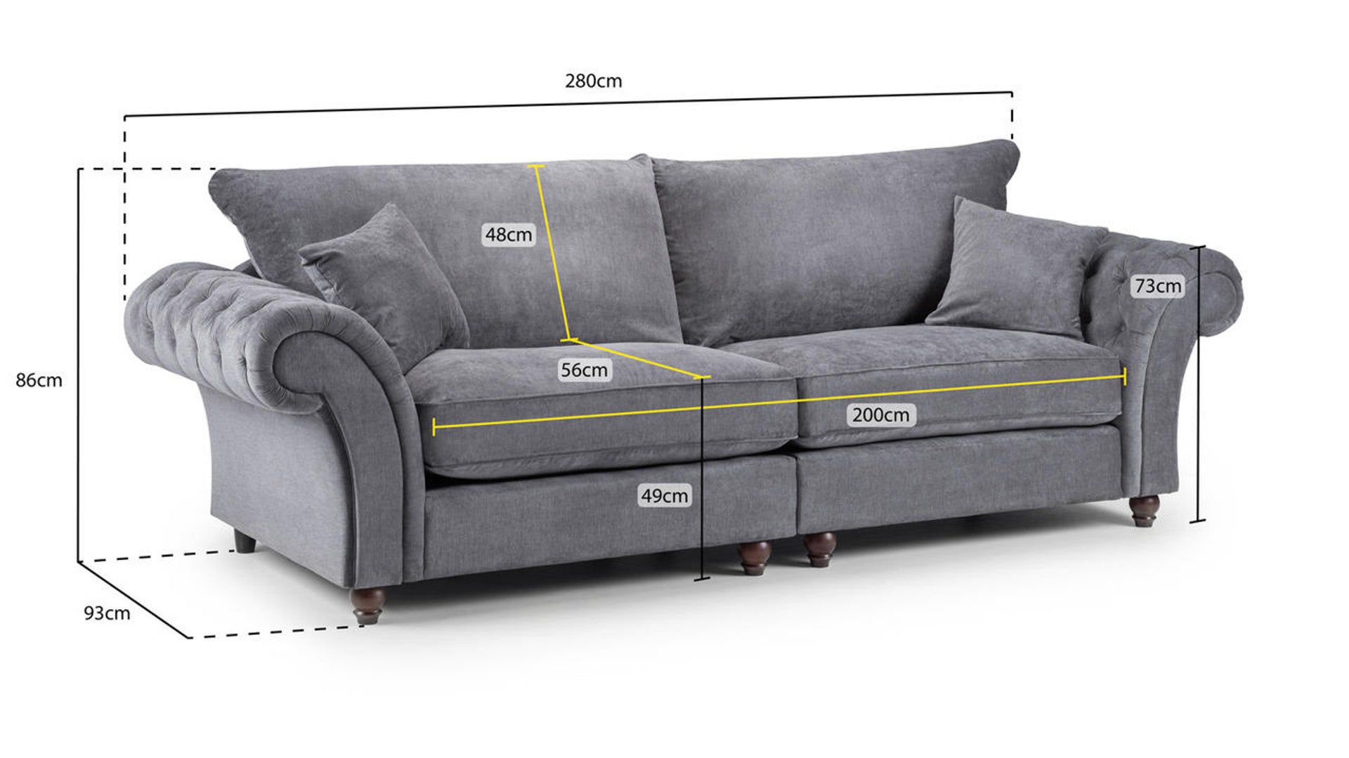 windsor-4-seater-sofa-grey-dimensions