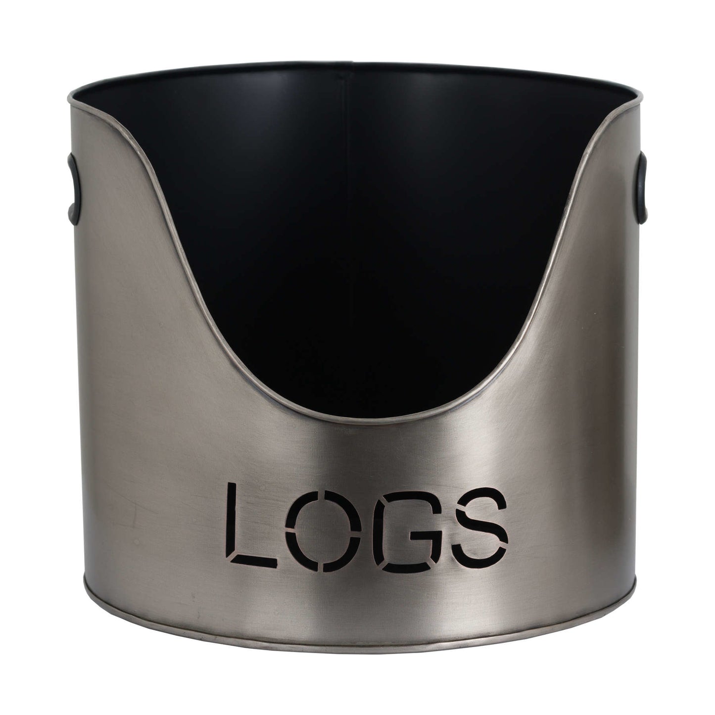 Pewter Finish Fireside Log Set