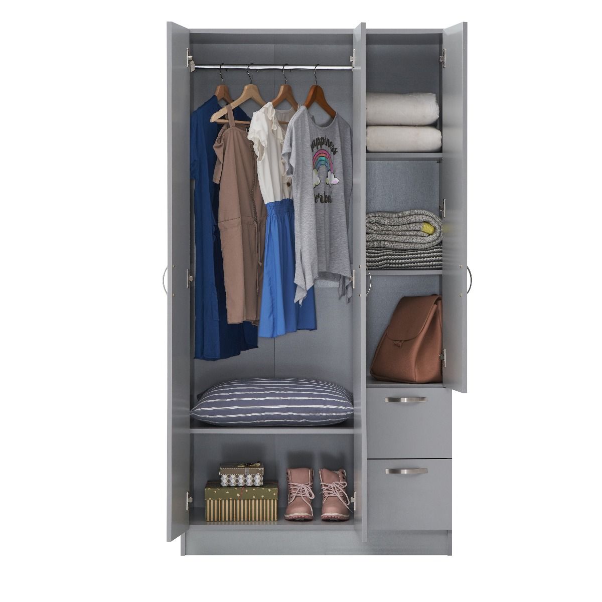 3-door-double-wardrobe-grey-open
