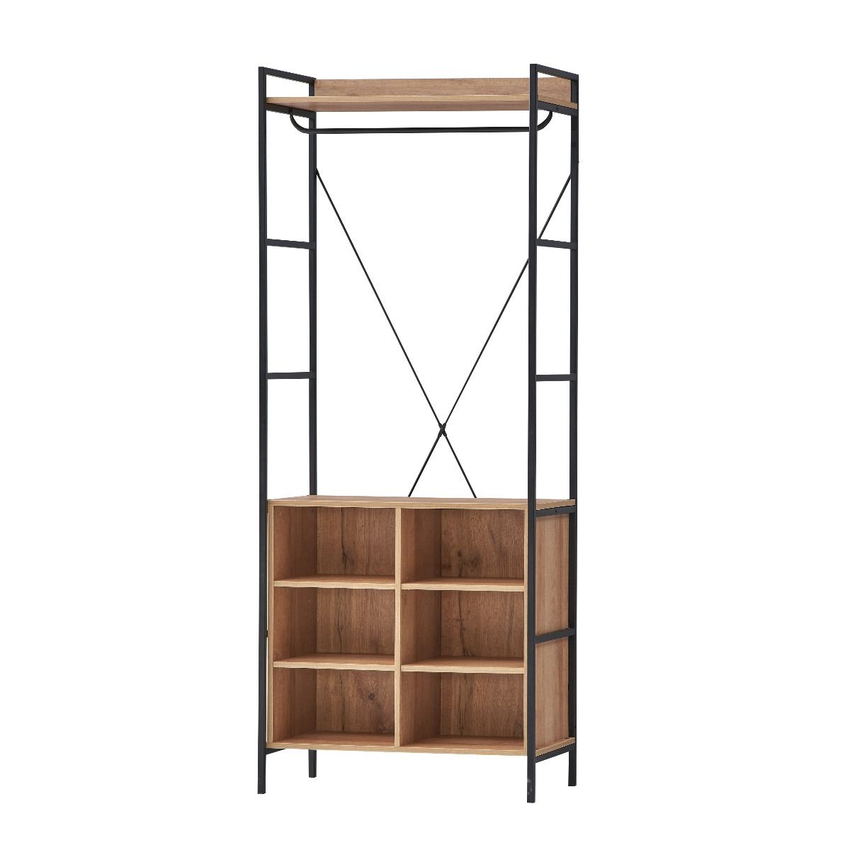 Claire-open-wardrobe-8-shelves