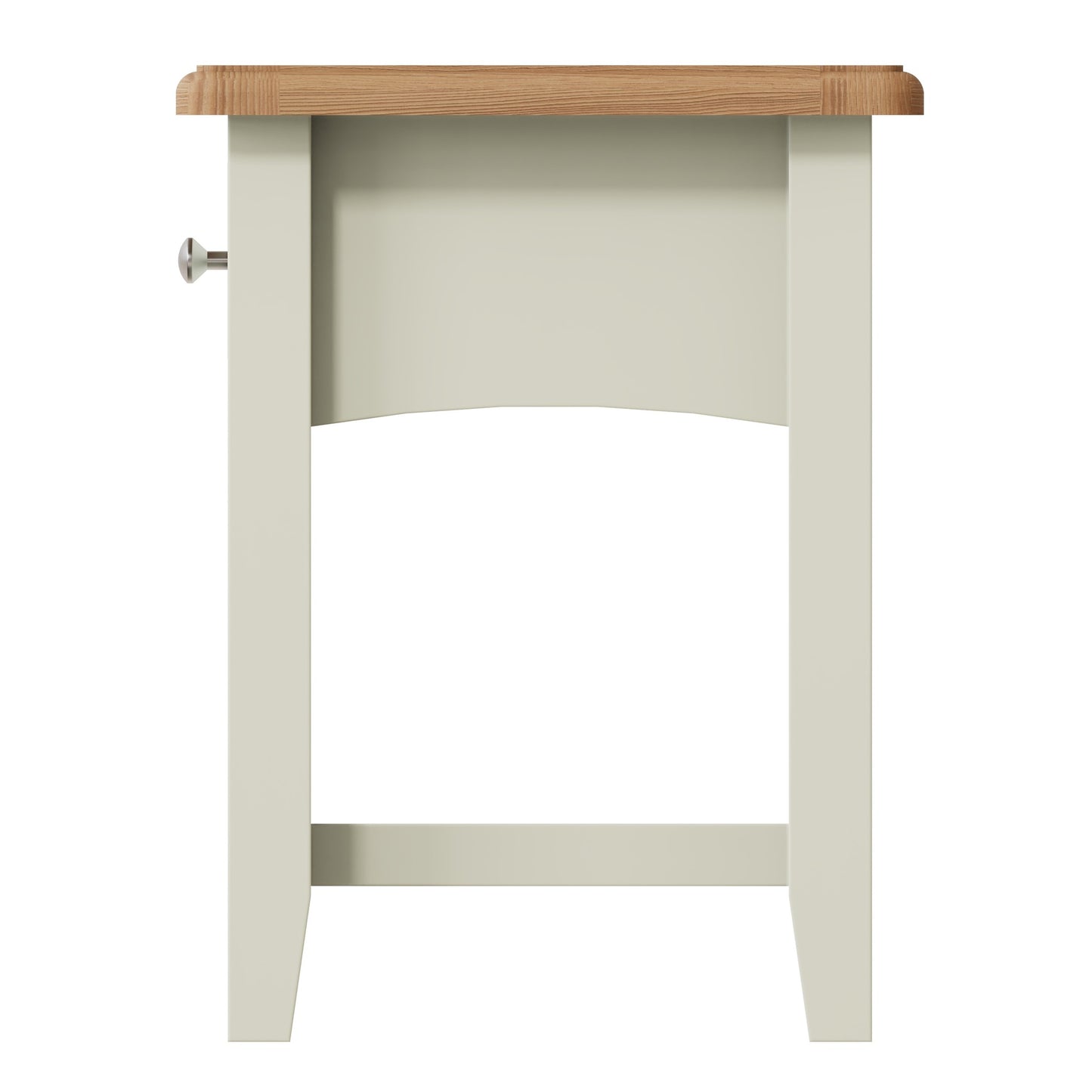 White & Oak Lamp Table/Bedside