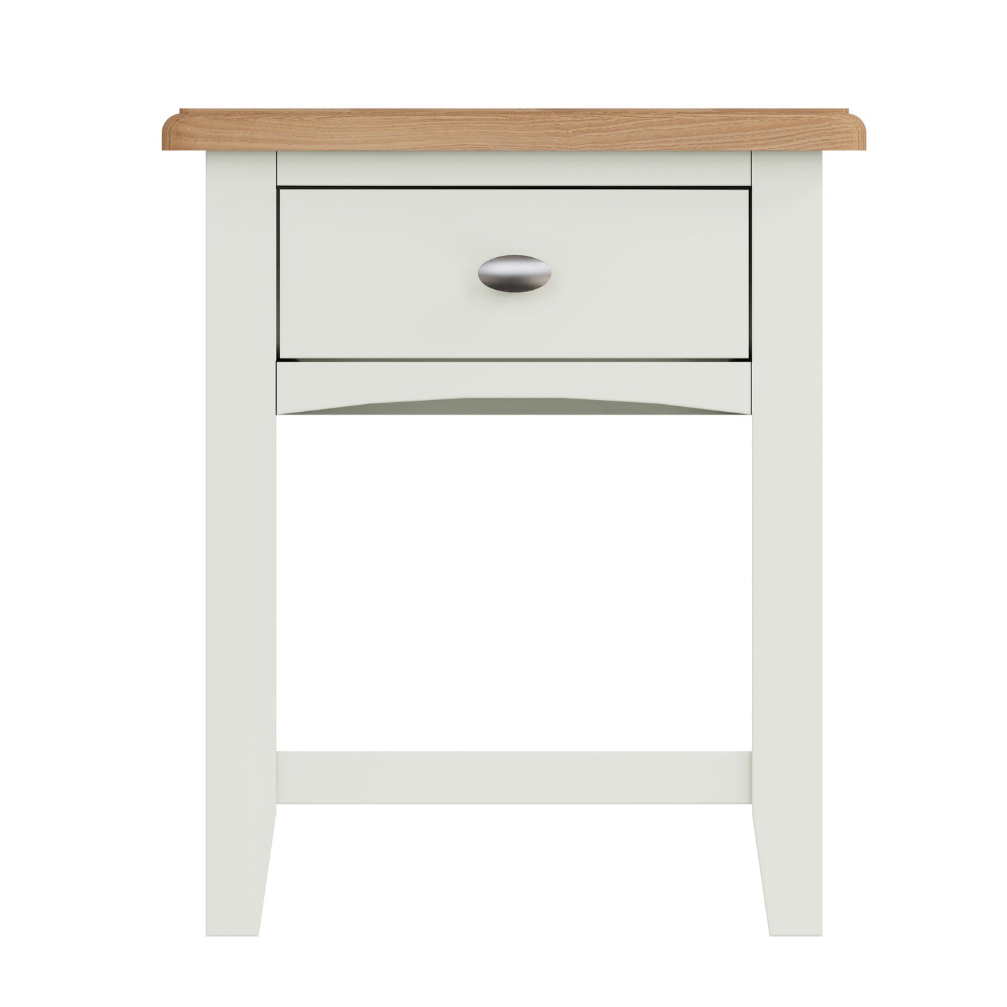 White & Oak Lamp Table/Bedside