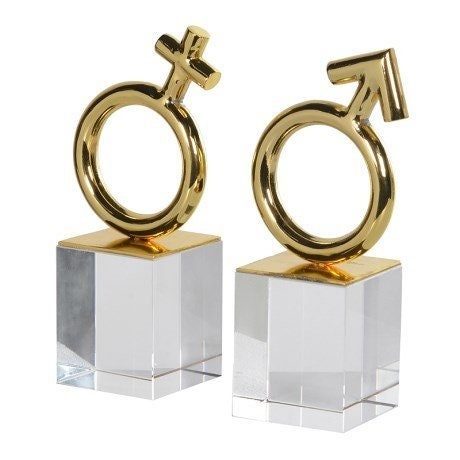 Unusual M&F Bookends