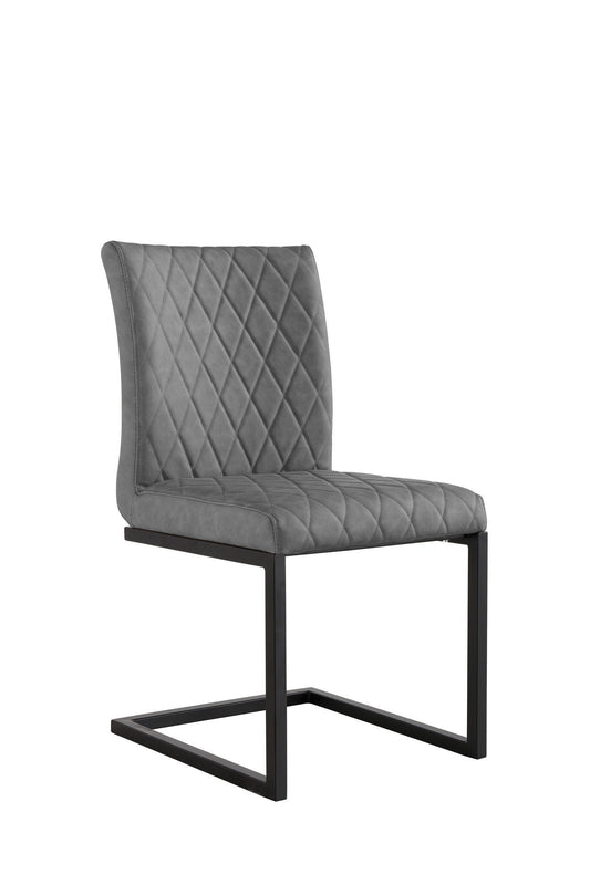Diamond-grey-PU-dining-chair