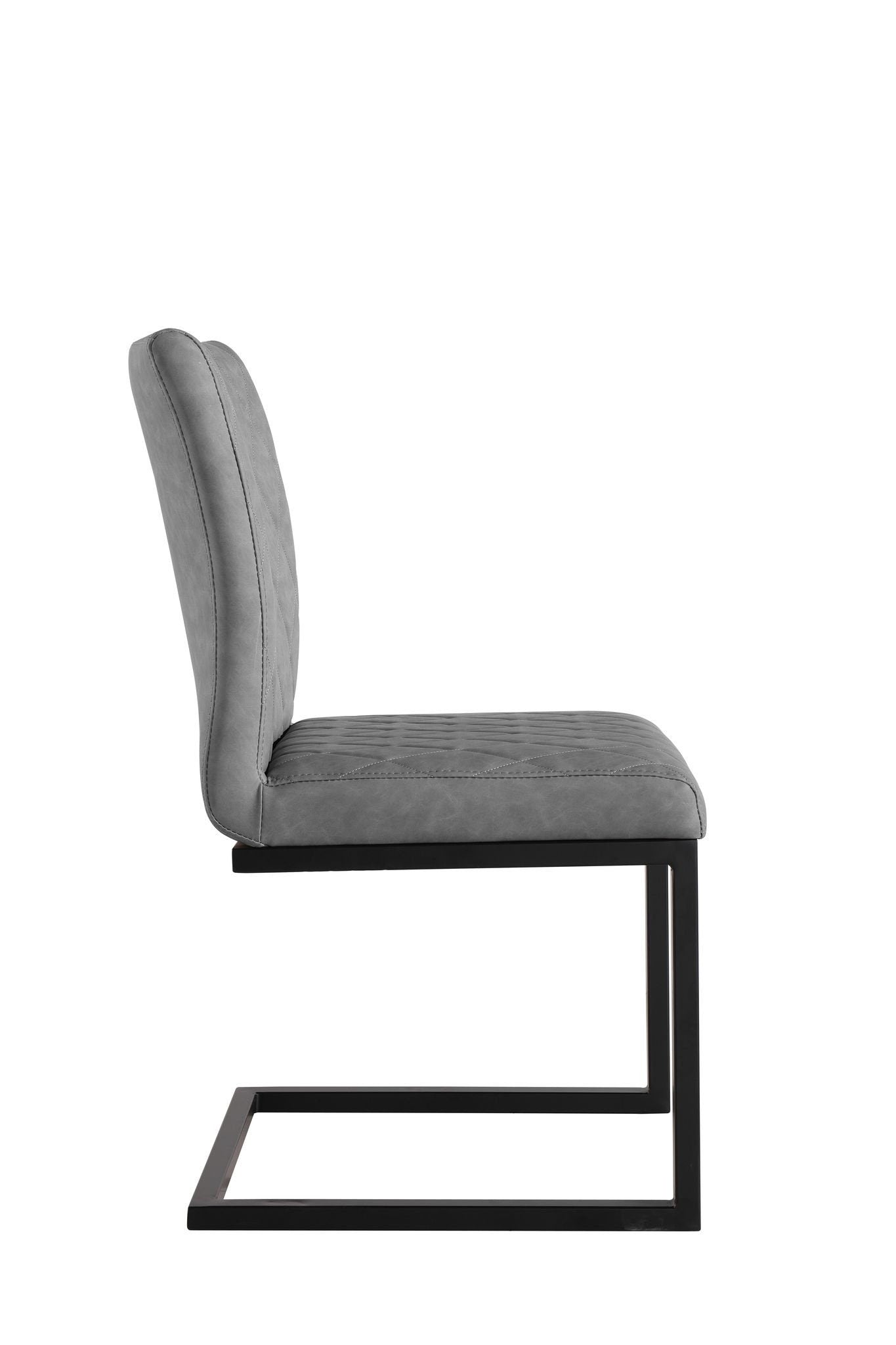 Diamond-grey-PU-dining-chair-side
