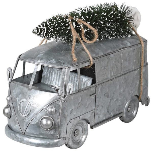 Galvanized Campervan With Tree